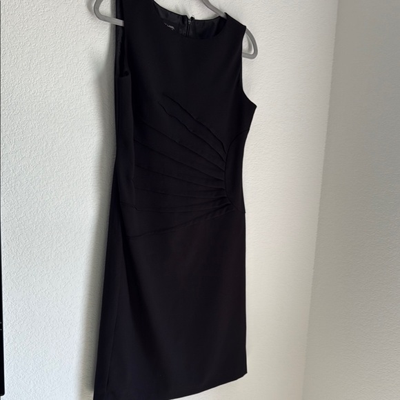Evan Picone Black Sleeveless Sheath Midi Dress - Picture 6 of 11